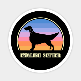 English Setter Vintage Sunset Dog Magnet